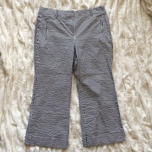 J. Crew seeersucker capris